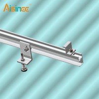 AISINEE Alüminyum Alaşımlı Çatı Güneş Paneli Montaj Sistemi - Oluklu Metal Çatı Montajı için Yüksek Stabiliteye Sahip PV Braket Kiti