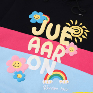 Tùy Chỉnh Áo Không Có Dây Quá Khổ Màn Hình In Phun In Không Có Túi Nguyên Hem Tùy Chỉnh Phun In Hoodies Người Đàn Ông - Product Image 6