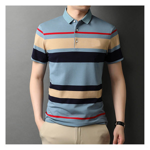 เสื้อยืดกอล์ฟผู้ชายผ้าฝ้าย 100% กันยับ พร้อมโลโก้ปัก แขนสั้น ดีไซน์ลำลอง ขายดี - Product Image 6