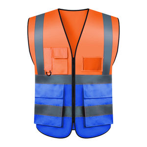 เสื้อกั๊กสะท้อนแสงผ้าโพลีเอสเตอร์ดีไซน์ทันสมัยใส่สบายพร้อมโลโก้ - Product Image 1