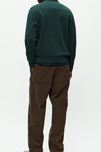 Suéter de manga larga de gran tamaño de manga larga Premium para hombres para todas las estaciones 100% algodón suave de secado rápido con logotipo personalizado - Product Image 2