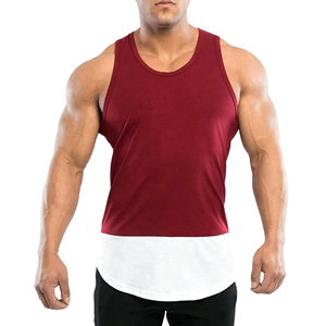 2025 OEM verano alta calidad hombres algodón camiseta sin mangas transpirable secado rápido cuello en V talla grande personalizable Fitness gimnasio camiseta sin mangas - Product Image 6