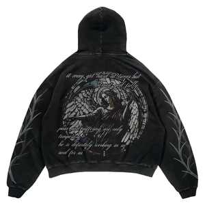 Sweat à capuche streetwear personnalisé pour hommes Sweat-shirt à capuche surdimensionné avec poche avant et polaire douce - Product Image 5