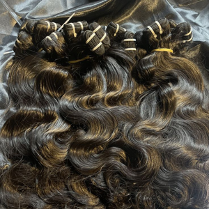 ราคาส่งจากโรงงาน ต่อผมแท้ Remy แบบอินเดีย ผมแท้ 100% ลอนธรรมชาติ แบบเวอร์จิ้น ต่อแบบเครื่อง ดับเบิ้ลเวฟท์ ทุกสี ใช้ได้ - Product Image 6