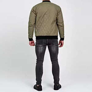 Chaqueta Bomber de Lana para Hombre, Nueva Colección 2026, Venta al Por Mayor, Alta Calidad, Personalizable, Cortavientos de Invierno, Impermeable, Resistente al Viento, Servicio OEM - Product Image 3