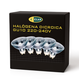 Ampoules halogènes DICROICA/CG GU10 75W 220/240V pour l'éclairage Cl - Product Image 2