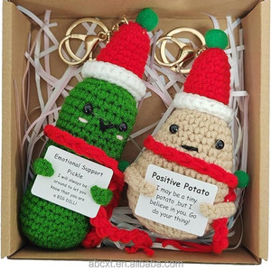 Búp bê móc tay trang trí độc đáo với thiết kế trái cây và rau củ nhân tạo - Product Image 2