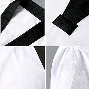Uniforme de Taekwondo de haute qualité Bon matériel Conception personnalisée Arts martiaux respirants Porter du coton Marque personnalisée Emballage personnalisé Hommes - Product Image 5