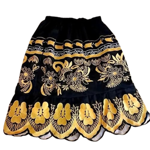 New Unique Style Polynesian Embroidered Women Pleated <b>Skirts</b> High Quality Micronesian Island <b>Skirt</b> Printed <b>Skirt</b> for Women OEM - Product Image 4