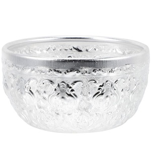 ชามสำหรับเสิร์ฟอาหารจานและชามชามอาหารดีไซน์แฮนด์เมดใช้ตกแต่งในร่มดีไซน์หยาบวัสดุแข็ง - Product Image 3