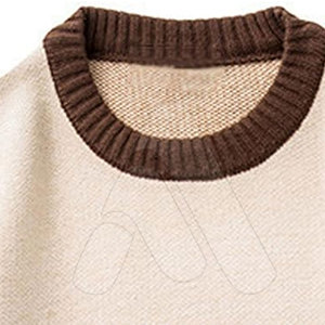 Men Winter Solid Crew Neck 100% Cotton Knit Breathable Casual <b>Pullover</b> <b>Sweater</b> OEM ODM High Quality - Product Image 5