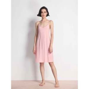 Encaje de Bambú Premium para Vestido Lencero para Mujer, Camiseta de Dormir Elegante de Satén y Spandex, Logotipo Personalizado, Transpirable, Suave, Verano, ODM - Product Image 3