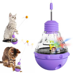Jouet pour chat interactif moderne, écologique et éducatif, bol à nourriture lente - Product Image 4