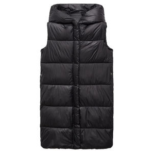 Gilet matelassé personnalisé pour homme, veste coupe-vent d'hiver de haute qualité pour l'extérieur, veste longue pour femme - Product Image 1