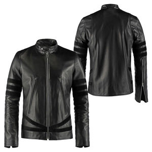 Chaqueta de moda de piel auténtica superventas al por mayor, chaqueta de piel personalizada transpirable de manga completa a un precio asequible - Product Image 2