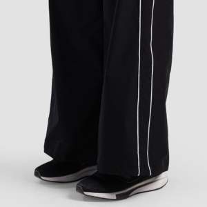 Limitless <b>Black</b> High Waist Track <b>Pants</b> XL Size Woolen Woven Baggy Hip Hop Customizable Side Stripe Pleat Color Pattern Stripe - Product Image 5