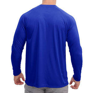 T-shirts avec logo personnalisé imprimé en gros t-shirts unisexes élégants t-shirts personnalisés bleu royal sublimation - Product Image 5