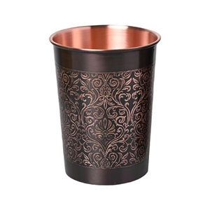 Meilleure vente de verre gravé en métal cuivre pur fait à la main pour la maison hôtel restaurant utilisé au meilleur prix - Product Image 5