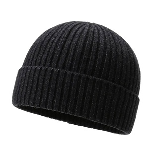 Bonnets d'hiver en gros, fabriqués en tissu doux et extensible en mélange de laine, adaptés aux voyages par temps froid, personnalisation de la marque, unisexe, streetwear - Product Image 2