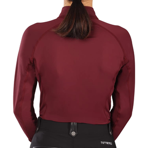 Usine professionnelle vêtements équestres haut pour femme pour l'équitation doux compétition à manches longues couche de Base dames - Product Image 3