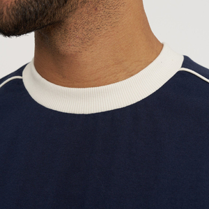 Camiseta Deportiva de Algodón con Estampado Italia 4 Estrellas Bordadas, Corte Regular, Fabricante de Ropa Personalizada, Camiseta Ringer para Fanáticos del Fútbol - Product Image 4