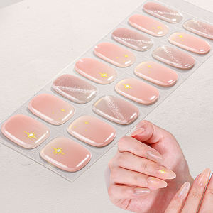 Venta al por mayor de fábrica, pegatinas de Gel semicuradas personalizadas, respetuosas con el medio ambiente y no tóxicas para tiras de uñas de Gel - Product Image 2