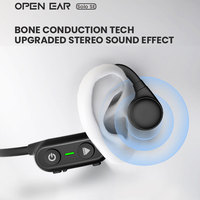 Casque audio intelligent à oreille ouverte ALOVA, Bluetooth 5.2, sans fil, original, pour le sport, le jeu, la course à pied, conduction osseuse