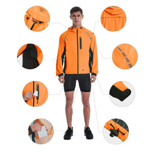 Marque privée Vestes coupe-vent pour hommes Design populaire avec col montant et tissu en toile Logo personnalisé Prix chaud - Product Image 6