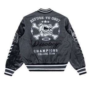 Chaquetas universitarias bordadas para hombre con patrón personalizado de calidad superior, estilo Streetwear con 2 bolsillos laterales personalizados - Product Image 1