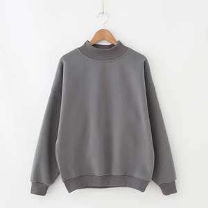 Top qualité col montant pour femmes 100% coton matériel léger Quickdry personnalisé Logo impression OEM Service disponible - Product Image 6