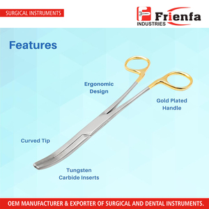 Ensemble d'instruments de forceps manuels en acier inoxydable Wynman pour couronnes dentaires - Product Image 3