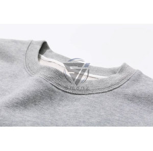 Sweat-shirt unisexe à manches longues en molleton biologique 100% coton respirant style hip-hop - Product Image 3