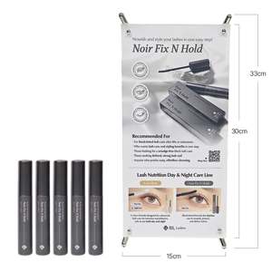 [Marca Privada] Fijador de Pestañas Negro de Alta Calidad y Suero para el Cuidado de las Pestañas Noir Fix N Hold, Líquido para Estilizar las Pestañas, Fácil de Lavar, Sin Manchas - Product Image 6