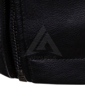 แจ็กเก็ตหนังแกะเข้ารูปสำหรับผู้ชาย2025ปกตั้งปรับแต่งได้จากโรงงานโดยตรง - Product Image 5