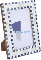 Cadre photo horizontal carré en résine fait main, design moderne et élégant, pour table, impression personnalisée FAIZA CRAFT