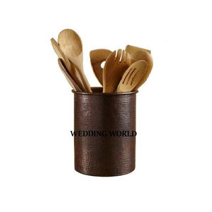 Four Compartment Galvanized <b>Utensil</b> <b>Holder</b> Customized Finished Flatware Caddy <b>Kitchen</b> Ware Countertop <b>Utensil</b> <b>Holder</b> - Product Image 5