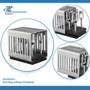 Ensemble de perceuse dentaire manuelle en acier inoxydable sans contenu ni instruments - Product Image 4