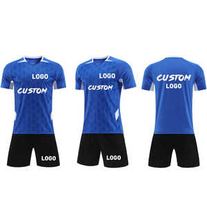 Maillots de football personnalisés OEM pour hommes adultes, 100 % polyester, anti-UV, séchage rapide, respirants, pour entraînement d'équipe et sport - Product Image 4