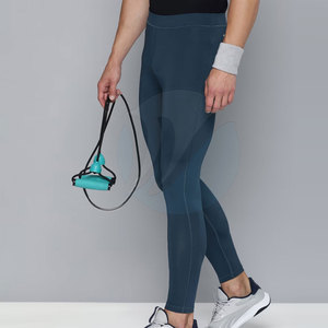 Leggings Deportivos para Hombre de Primera Calidad, Spandex/Poliéster, Transpirables, de Secado Rápido, Cintura Alta Elástica, MOQ Bajo, Venta al Por Mayor - Product Image 2