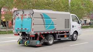 Very Cheap Price <b>Mini</b> Road Sweeper Truck with Efficient Sweeping Brushes for Urban Road and Rural Street Cleaning - Product Image 2