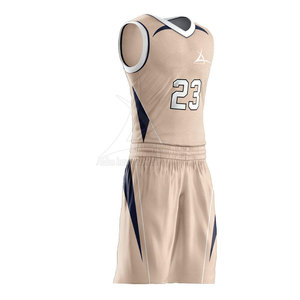 Conjuntos de Uniformes de Baloncesto Personalizados, Transpirables, Tallas Grandes, Ropa Deportiva para Clubes y Equipos, 100% Poliéster - Product Image 3