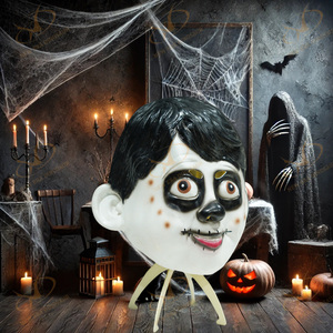 Máscara de Látex de Cabeza Completa de Miguel de la Película Anime <span class=keywords><strong>CoCo</strong></span>, Casco de Disfraz para Fiesta de Disfraces, Accesorios de Disfraces - Product Image 4