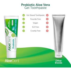 Pasta de Dientes Probiótica AloeDent 75ml Sin Flúor - Product Image 1