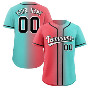 Vente en gros de chemises de baseball cousues sur mesure, numéro nominatif, respirantes, 100% polyester, uniformes de maillot de baseball personnalisés - Product Image 1