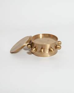 Premium Durable Brass <b>Coaster</b> <b>Set</b> With Elegant Design Perfect For Long Lasting Durability And Attractive Tabletop Decoration - Product Image 2