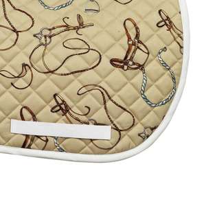 Almohadilla de sillín de sublimación multiusos con diseño único de cabestros de cuero - Product Image 3