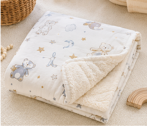Wholesale Baby Muslin Gauze <b>Blanket</b> 100% Cotton Soft Breathable Lightweight Printed Infant Swaddle <b>Wrap</b> Turkish Textile Denizli - Product Image 5