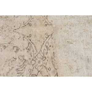 Tapis turc surdimensionné 6,6x11,2 pi (202x340 cm), tapis vintage blanc patchwork - Product Image 5