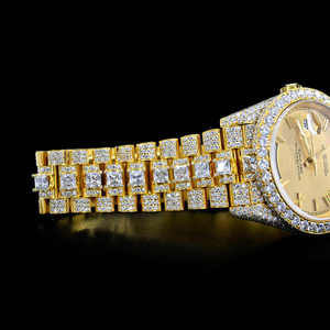 30 Carat VVS Clarity Moissanite Diamond <b>Automatic</b> Iced Hip Hop <b>Watch</b> Unique Design Luxury Timepiece High Exclusive Collection - Product Image 2