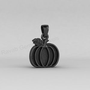 Base de colgante con bisel en forma de calabaza de Oro 18K y Plata 925 para relleno de resina, leche materna y cenizas, para la creación de joyas conmemorativas DIY - Product Image 3